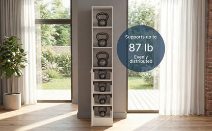 4+ Drawer Bathroom Cabinet - White Freestanding Storage