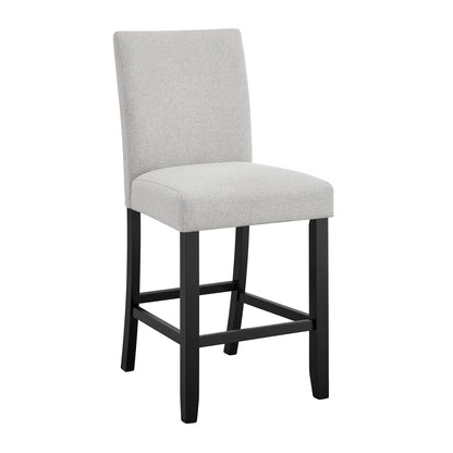 48 Inch Square Dining Table Set - 4 Seats Black Grey White