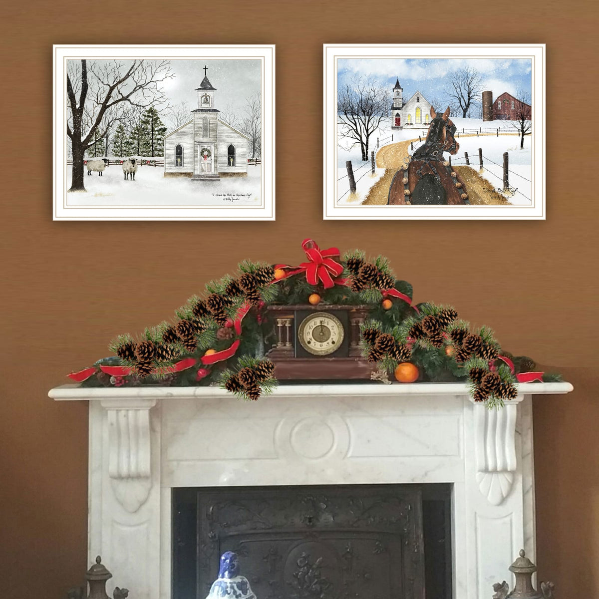 Trendy Wall Art for Living Room & Bedroom - Multi-Color Wood Frame