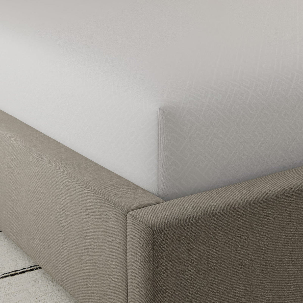 Twin XL Cotton Mattress Protector with HeiQ Cooling Technology