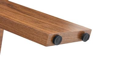 71" Walnut Wood Grain Dining Table - Seats 6-8 for Dining Room