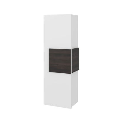 Wall Mounted Bathroom Medicine Cabinet with Walnut Finish