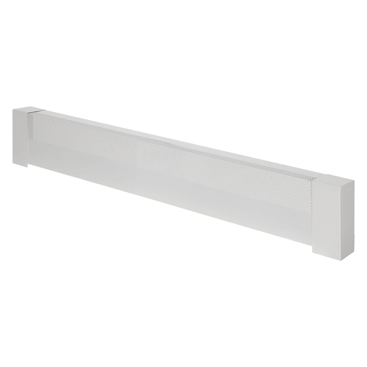4ft White Baseboard Heater Cover - Steel Protection