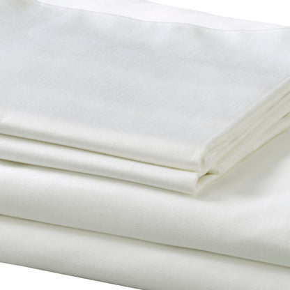 Bamboo Cotton Sheets - Soft & Smooth Queen Ivory