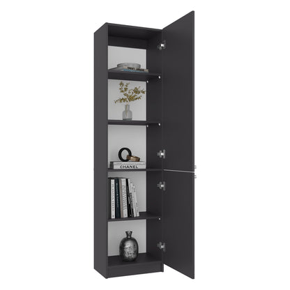 Modern Multicolor File Cabinet with Five Shelves for Office Storage