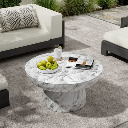 Magnesium Oxide Marble Coffee Table Outdoor Patio