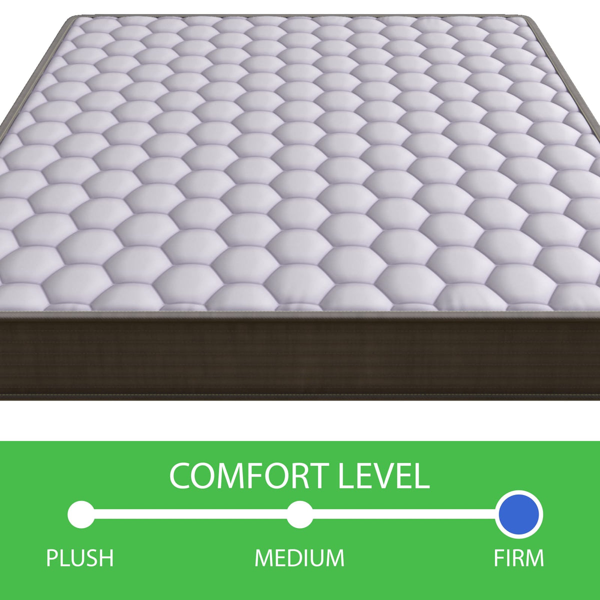 Twin Firm Foam Mattress for Restful Sleep and Support for Bedroom