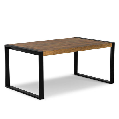 Light Tobacco Wood Dining Table - 4 Person