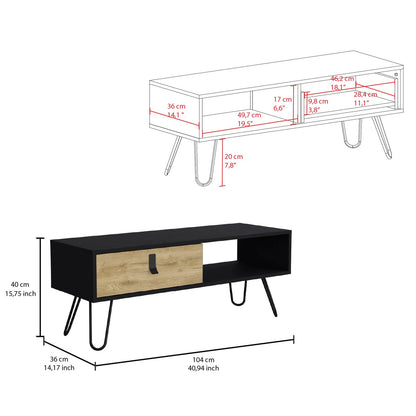 Multicolor Modern Coffee Table with Storage