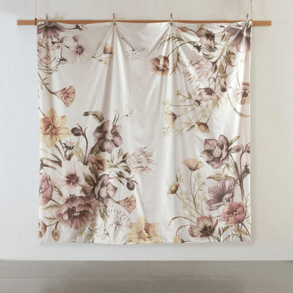 Multicolor Polyester Queen Shabby Chic Duvet Set with Shams