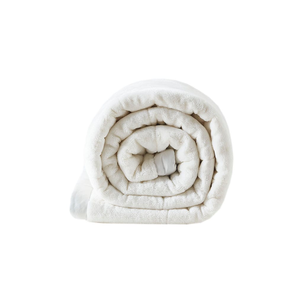 Soft Ivory Microfiber Reversible Blanket - Twin/Queen/King