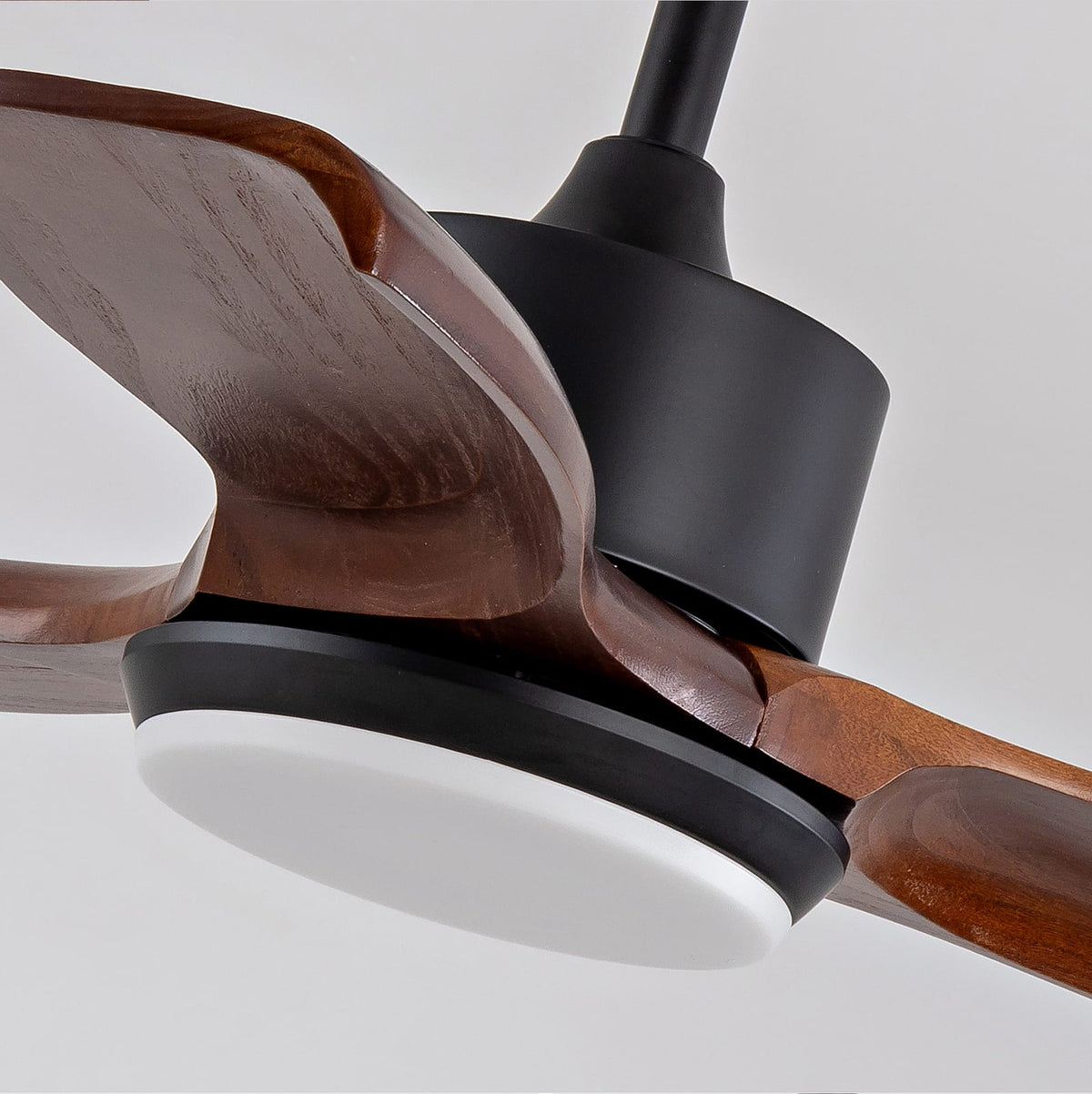 36" Wood Ceiling Fan with Lights - Remote Control, Quiet DC Motor for Living Room &