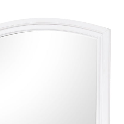 Meade G8975-M White Wood Vanity Mirror - 42"H