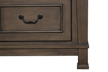 Transitional Dark Walnut Chest 1pc - Bedroom Dresser