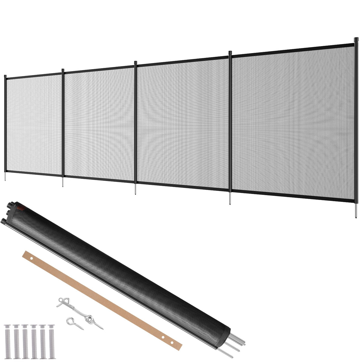 4x12ft Pool Fence - Aluminum Safety Barrier