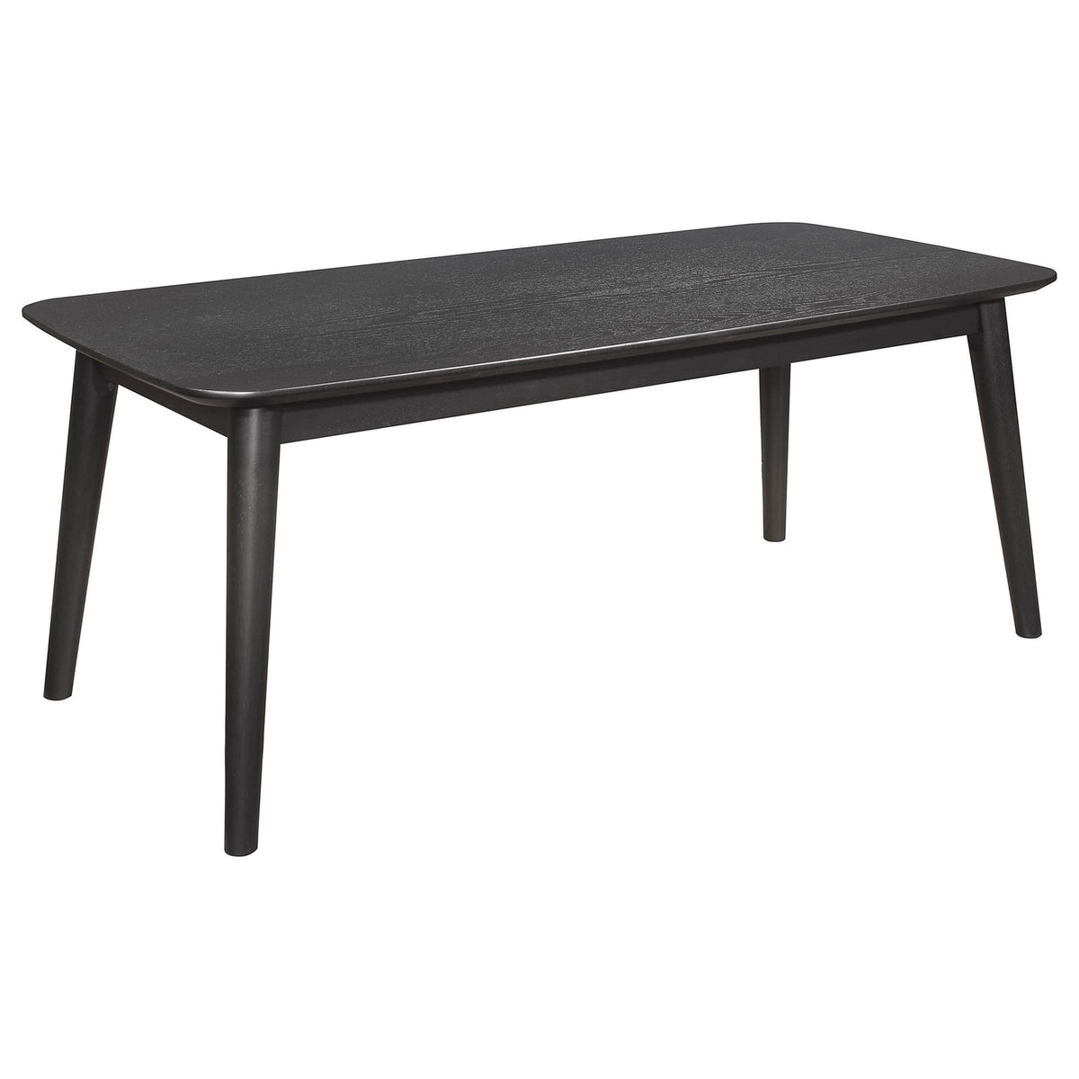 Black Rectangular Coffee Table Set - 3 Piece Dining Table