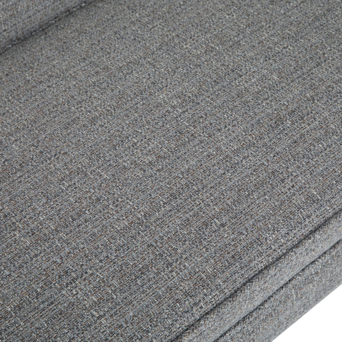 Gray Upholstered Bench - 50 Inch Wide Storage Seat
