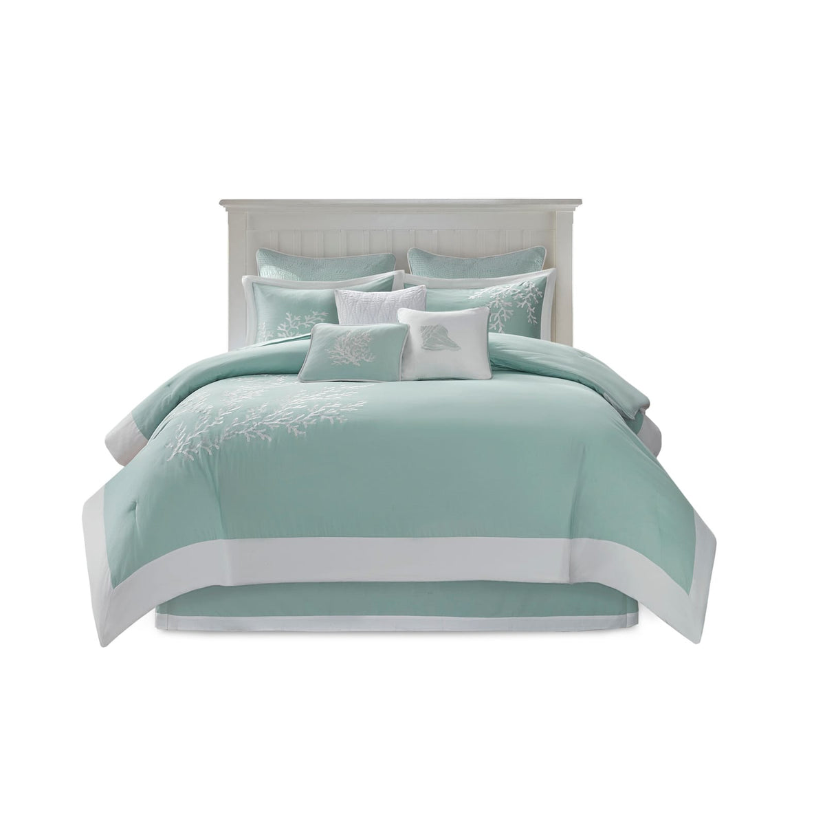 Aqua Queen Comforter Set - Oversized Comfort & Style