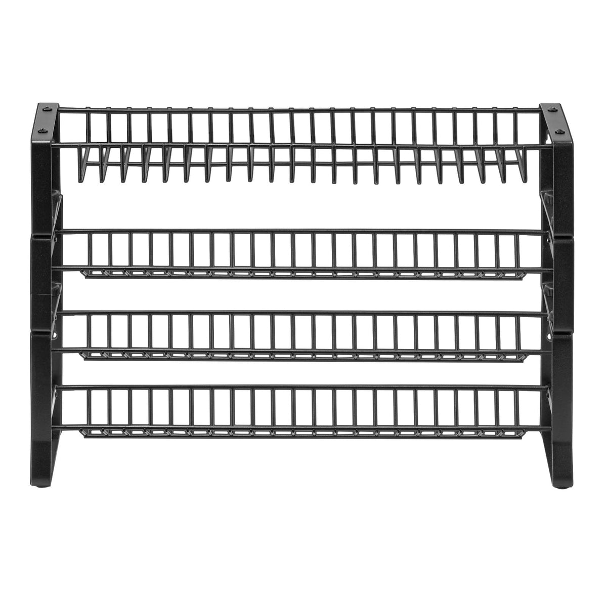 Black Iron Spice Rack Organizer - 3 Tier Kitchen Storage