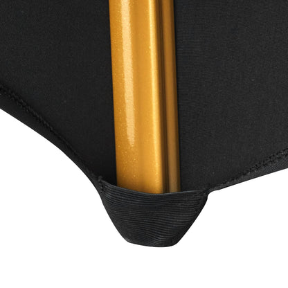 Stretch Spandex Chair Covers - 50 Pack Black, Universal Fitted Protection