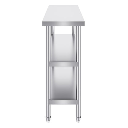Stainless Steel Prep Table - 14x48 Work Table