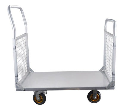 6-in-1 Platform Truck with Cage - Heavy Duty Dolly, 1800 lbs Capacity