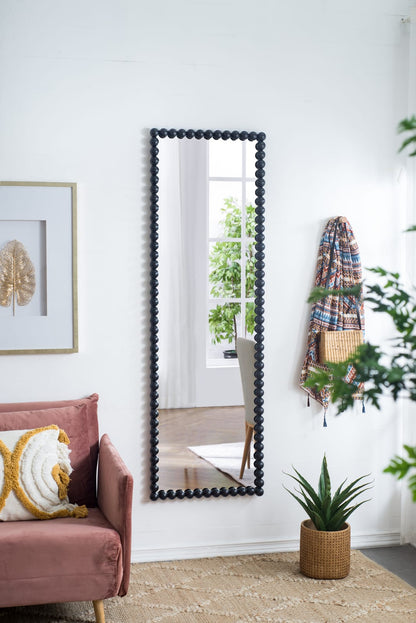 Full Length Black Iron Mirror - 72" Tall