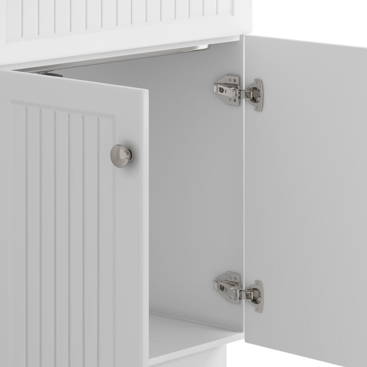 Beckham 28" Laundry Cabinet - White with Sink & Faucet