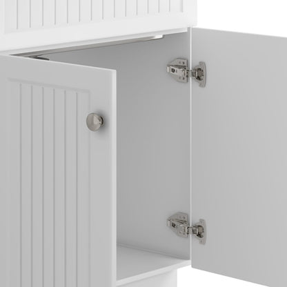 Beckham 28" Laundry Cabinet - White with Sink & Faucet