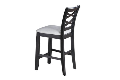 Gray Square Dining Table Set with 4 Chairs for Dining Room