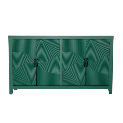 59" Dark Green Accent Cabinet - Storage & Dining Room