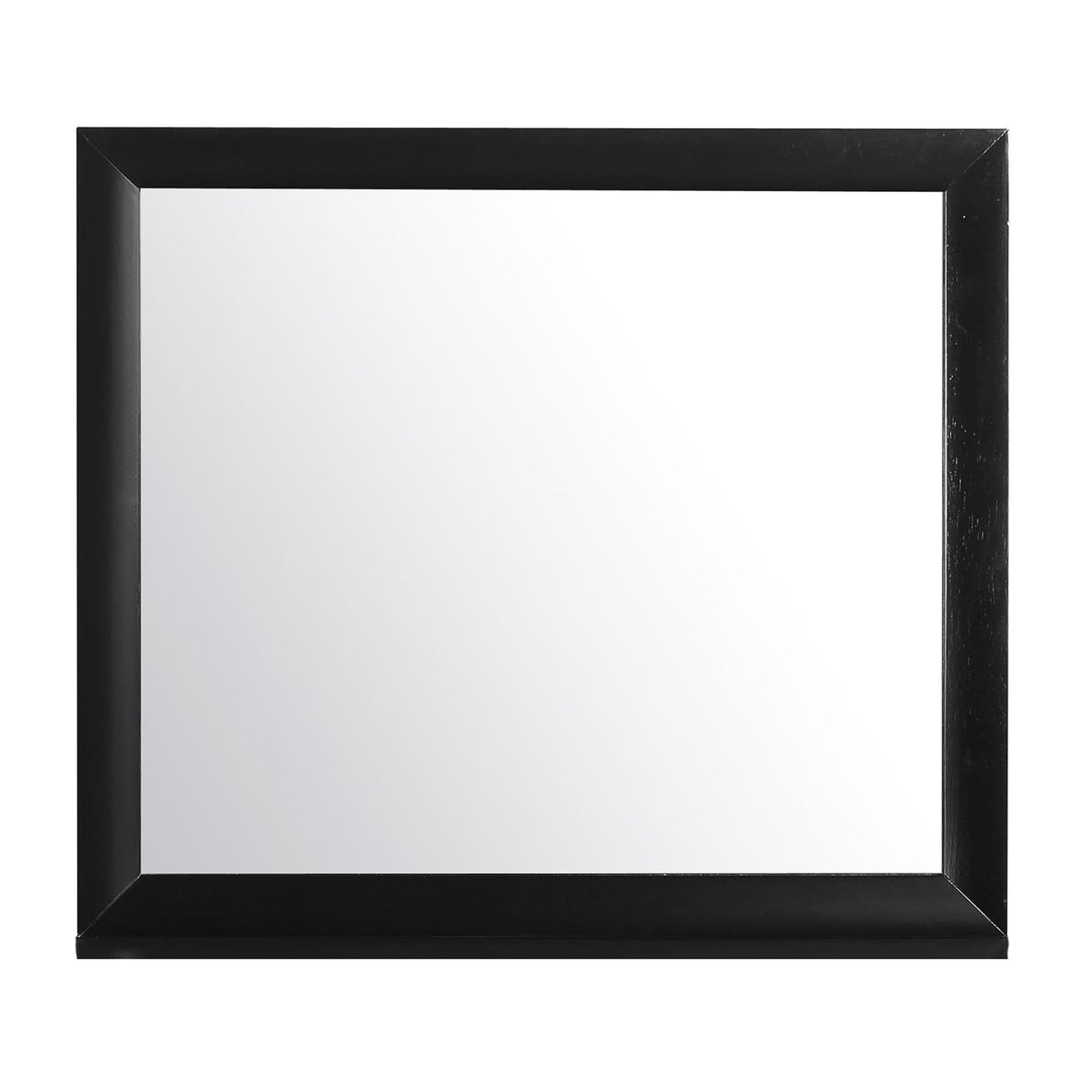 Lucille Black Mirror - Large Scale Vanity Mirror