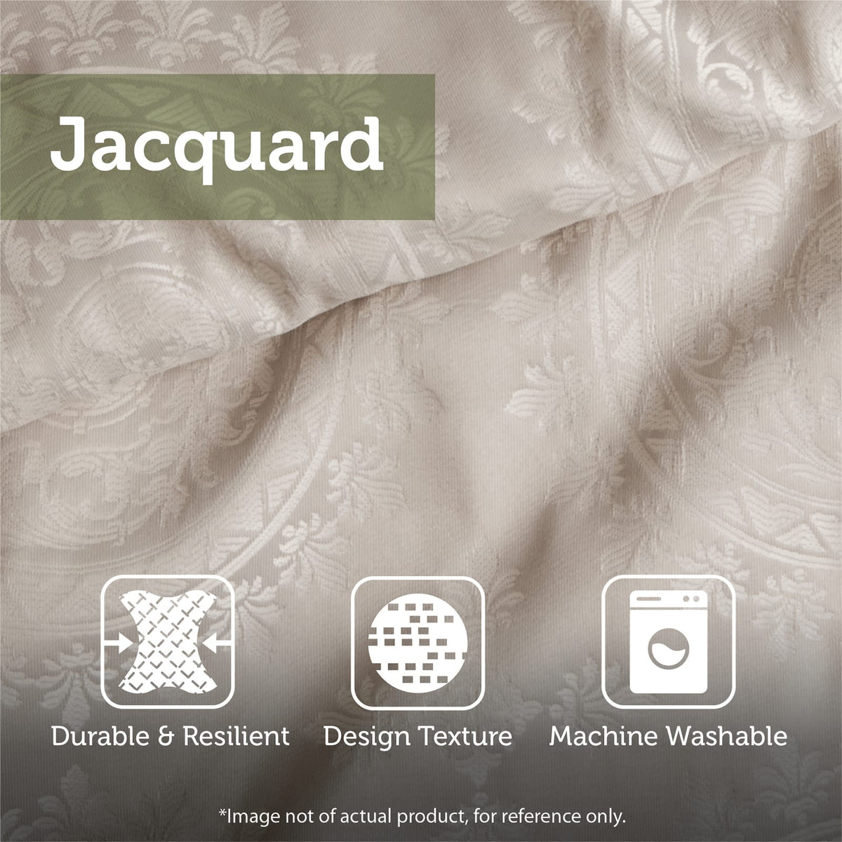 Red Queen Polyester Jacquard Bedding Set with Pillows