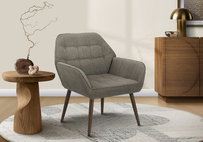 Light Brown Accent Chair - 29"h, Polyester Fabric for Living Room