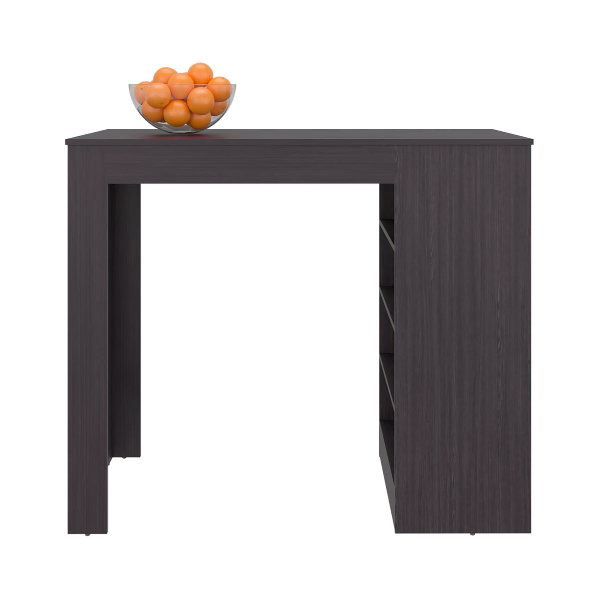 Luna Modern Kitchen Island - Wenge, 40-55in for Dining Room