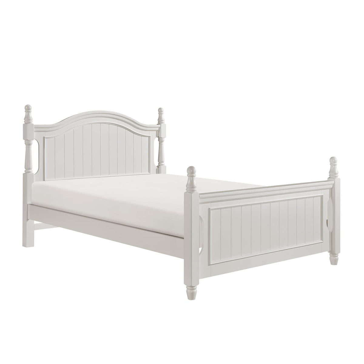Full Size White Four Poster Bed Frame