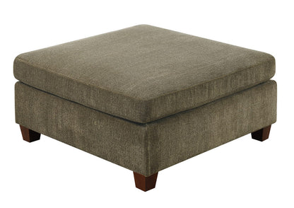 Tan Chenille Rectangle Ottoman - 37" Modern Sofa for Living Room