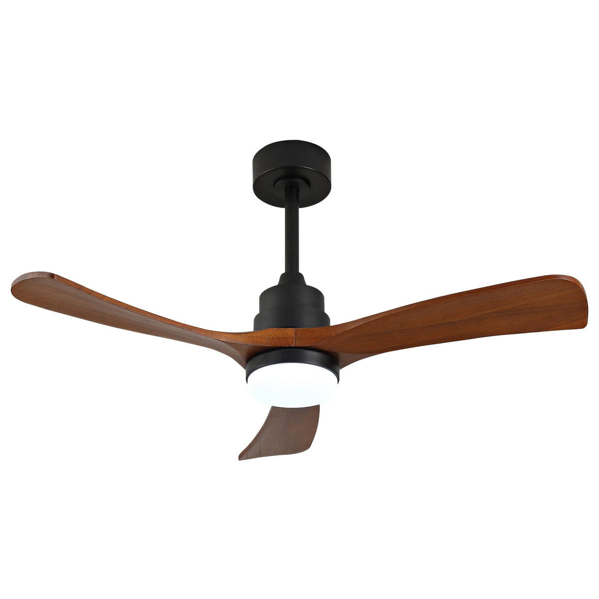42 Inch Solid Wood Ceiling Fan with Lights Remote Control