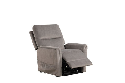 Gray Fabric Lift Recliner - Contemporary Style