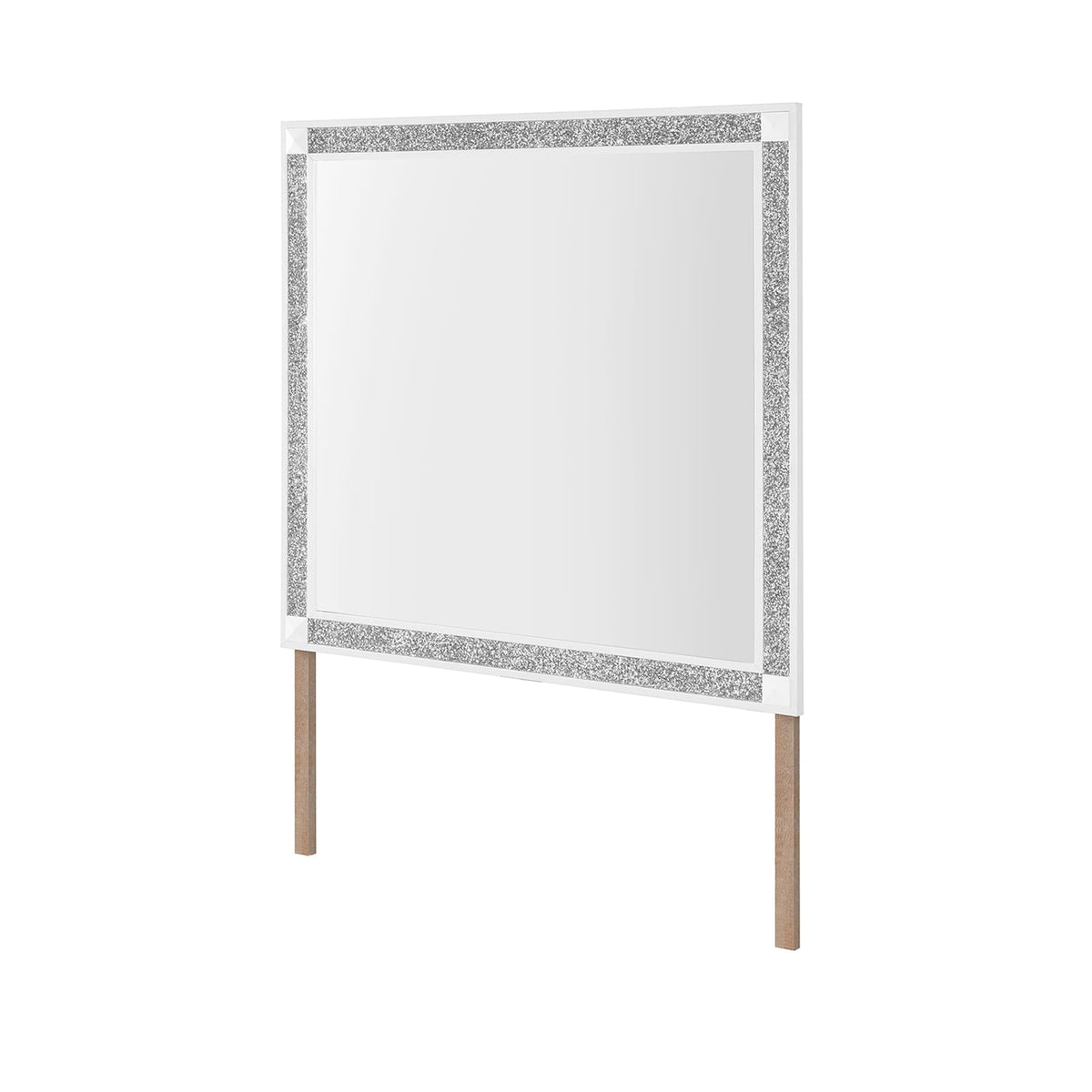 Soulmarie White Mirror - Modern Vanity & Dresser Mirror