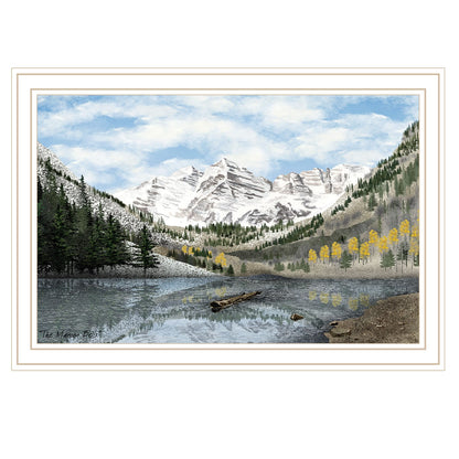 Trendy Wall Art Maroon Bells - Living Room & Bedroom Decor