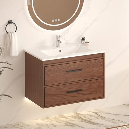 30 inch wall mount vanity for small bathroom renovation