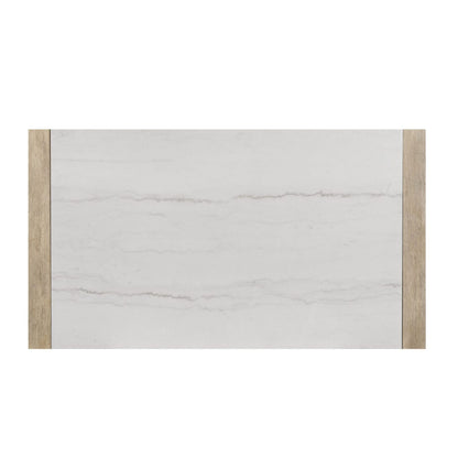 Vanilla Real Marble Dining Table - Seats 6