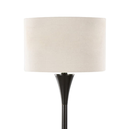 65" Bronze Linen Floor Lamp - Modern Style