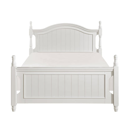 Full Size White Four Poster Bed Frame