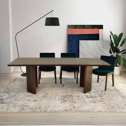 Walnut Solid Wood Dining Table for Modern Dining Room