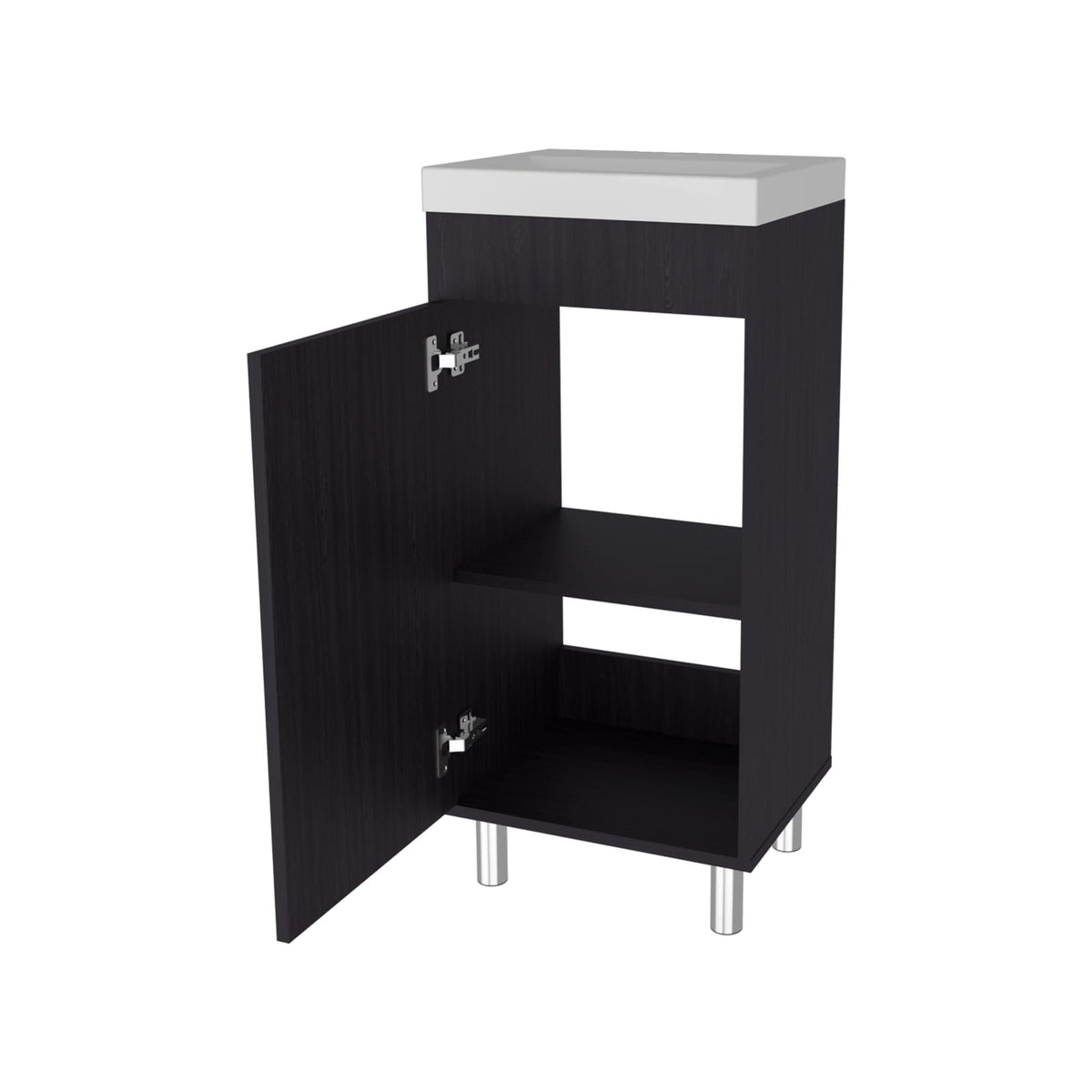 Wenge Bathroom Vanity - Storage & Style