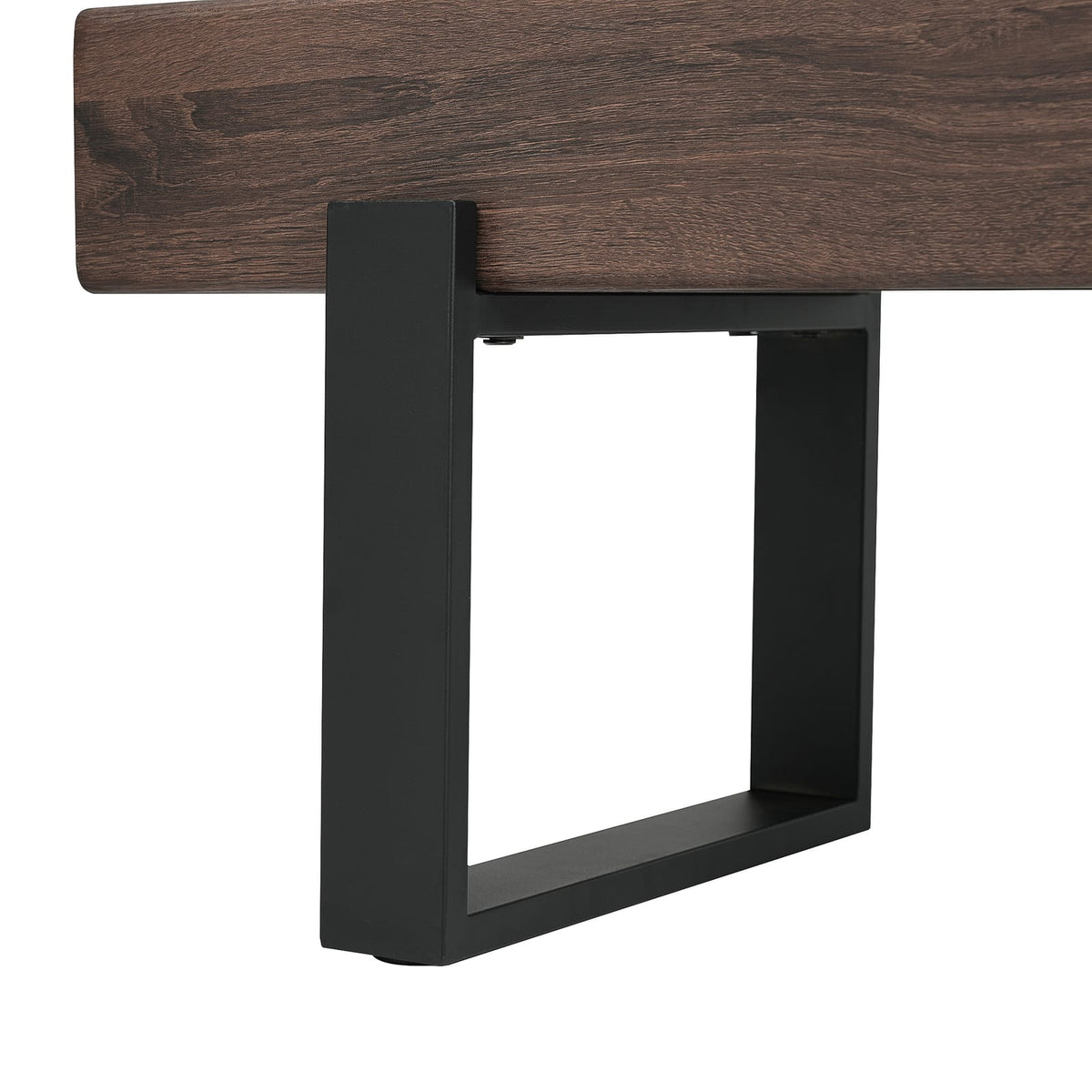 59" Dining Bench - Farmhouse Style, MDF & Metal