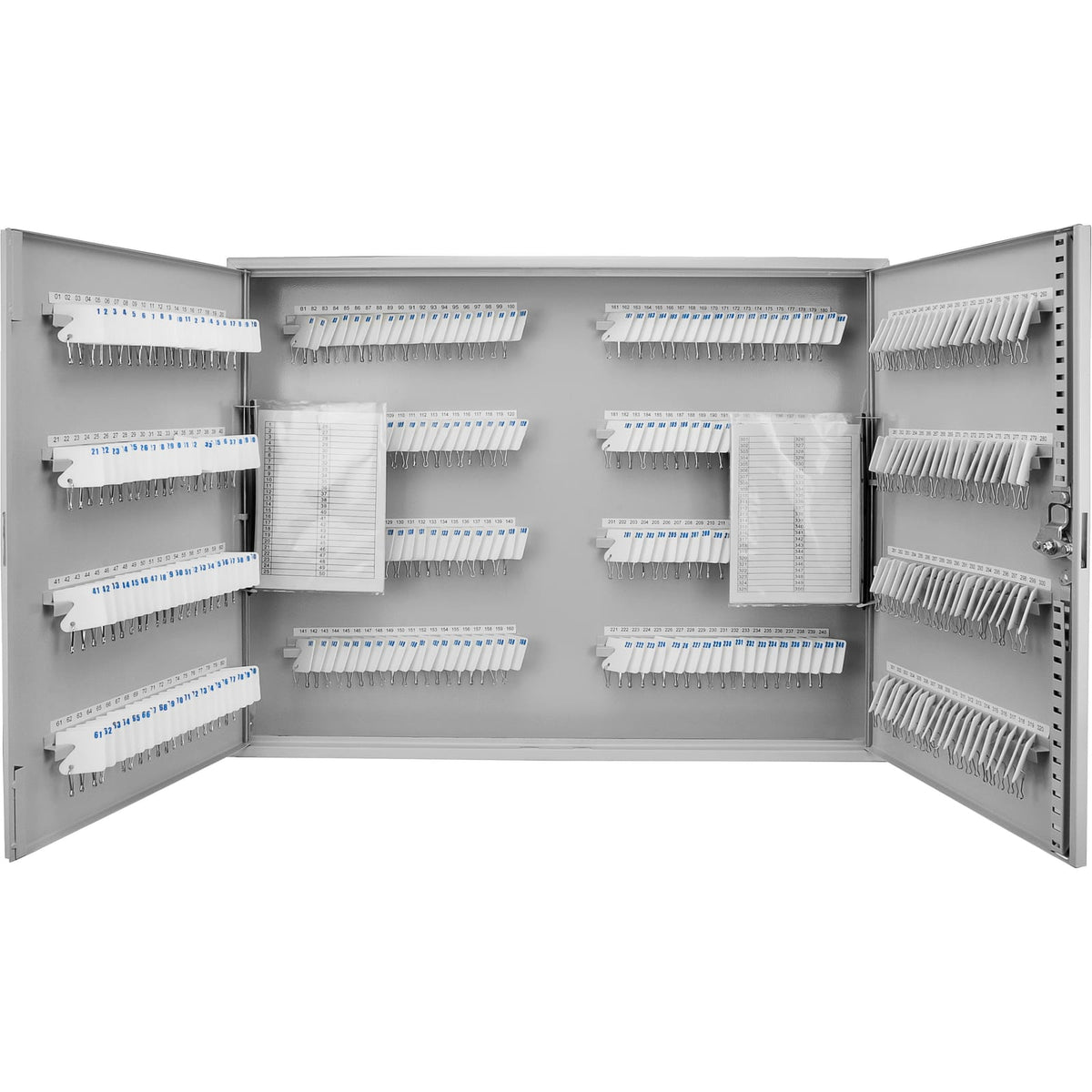 Gray Steel Key Cabinet - 320 Key Storage