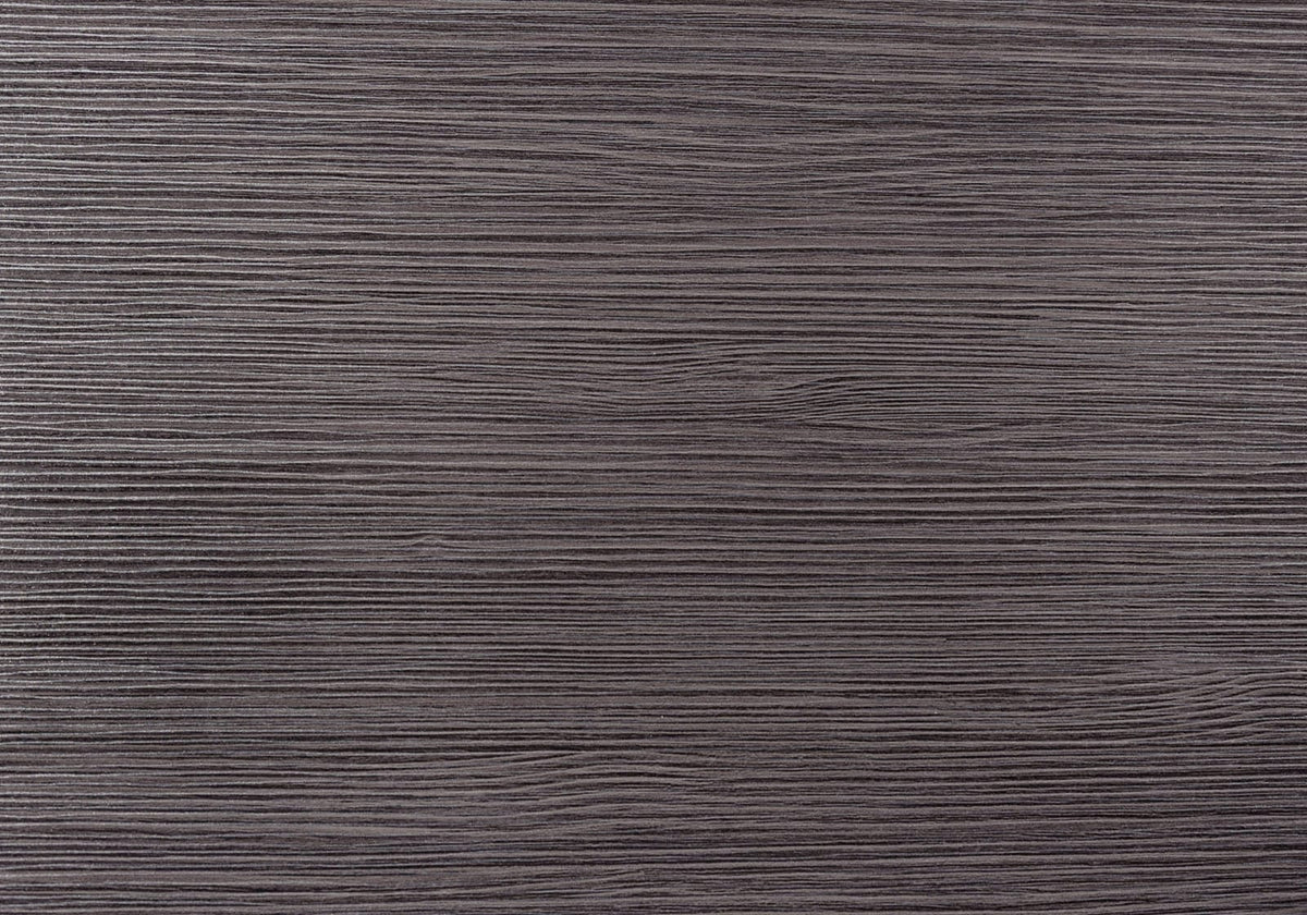 Dining Table, 60" Rectangular, Grey Metal & Wood - Perfect for Kitchens and Dining